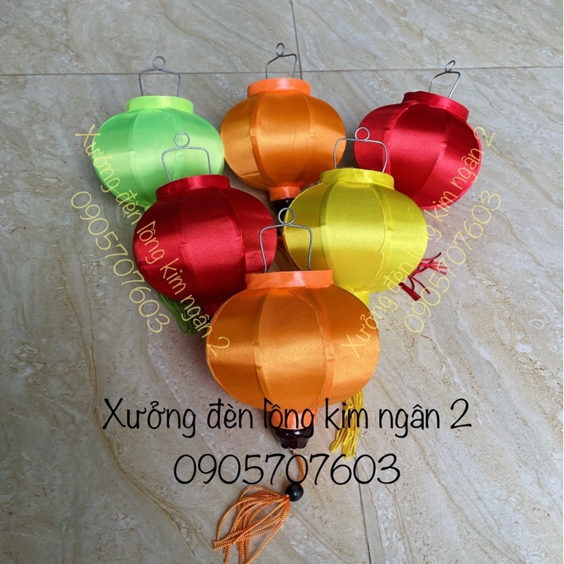 Đèn lồng hội an nhí 10cm phi trơn cực đẹp chuyên trang trí nhà cửa đám cưới trung thu