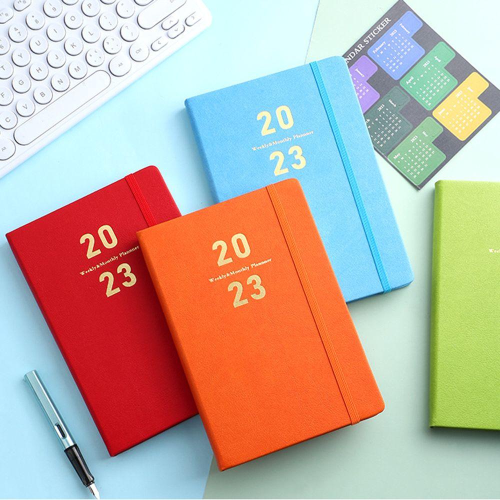 Sổ Ghi Chú Lập Kế Hoạch Hàng Ngày / Tuần / Hàng Tháng Phiên Bản Tiếng Anh AUGUSTINE A5 Agenda Mã 2023