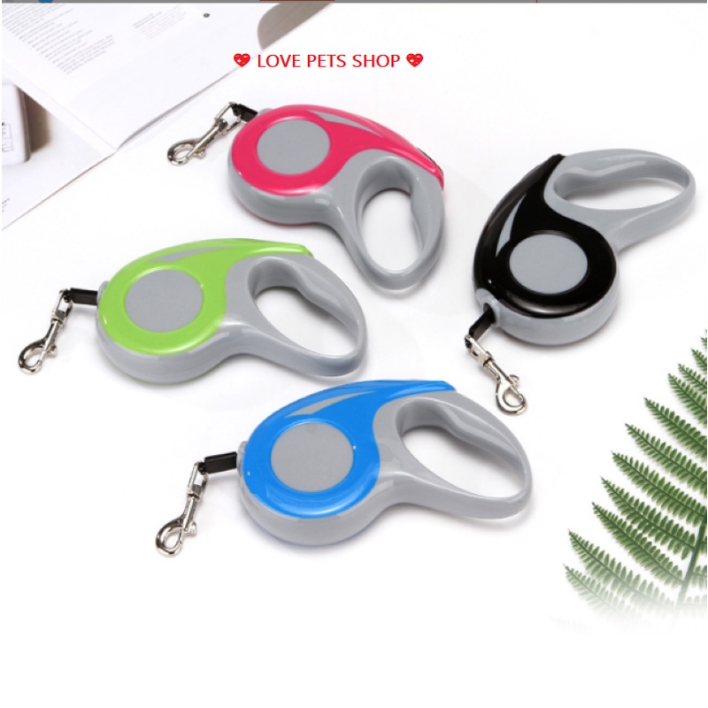 DÂY DẮT CHÓ TỰ ĐỘNG THU VÀO, DÂY XÍCH CHÓ - LOVE PETS SHOP