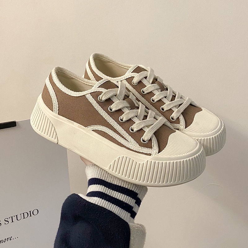 Giầy ba ta nữ 3 màu đen nâu xanh trẻ trung kiểu dáng thời trang Hàn Quốc êm chân Ulzzangshop520