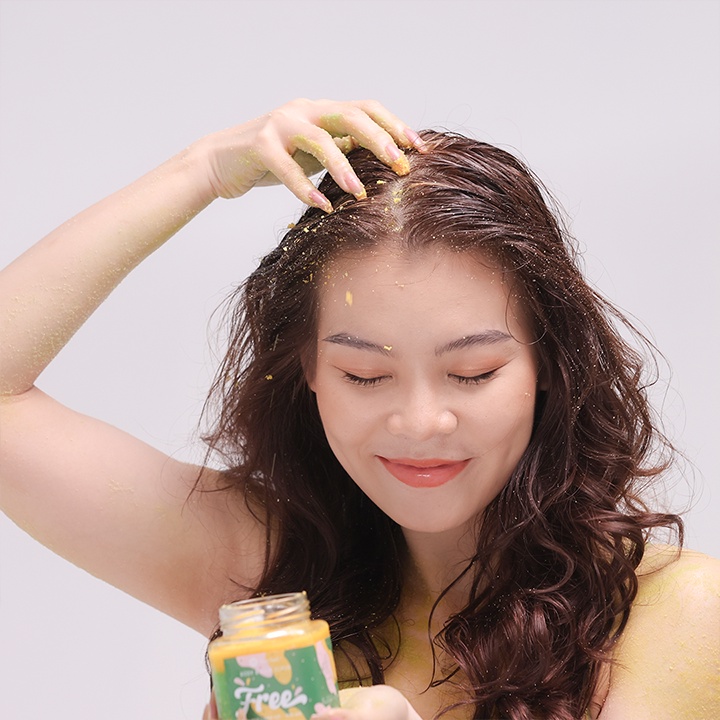 Muối tắm gội tẩy tế bào chết cơ thể và tẩy tế bào chết da đầu, tóc BareSoul Body & Hair Scrub 300g