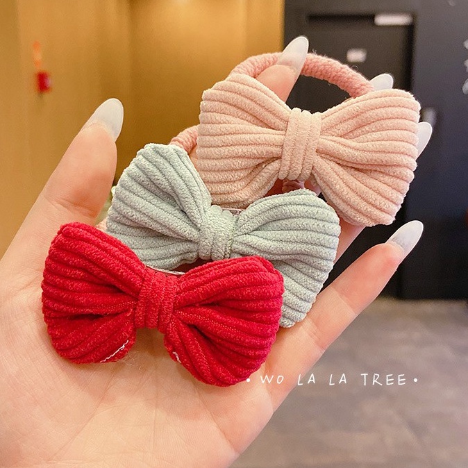 Chun buộc tóc co dãn tốt mềm hình nơ hoa đáng yêu cho bé gái Timokids T.CH14