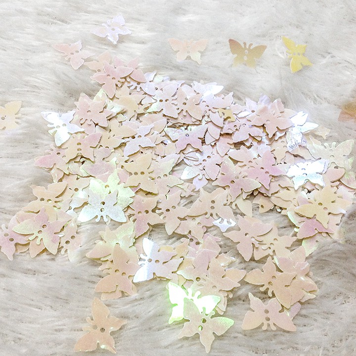 Kim sa hình bươm bướm lấp lánh kết áo trang trí thủ công dễ thương