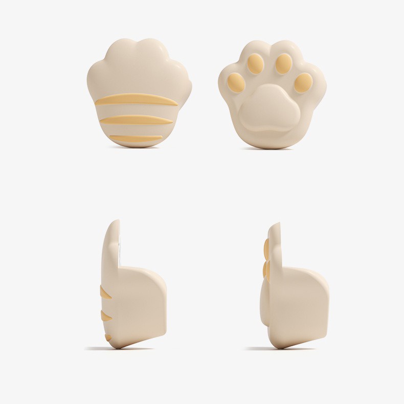 Nút Bịt Góc Bàn Silicon Miếng Dán Bọc Góc Bàn Silicone Hình Chân Mèo Cho Bé