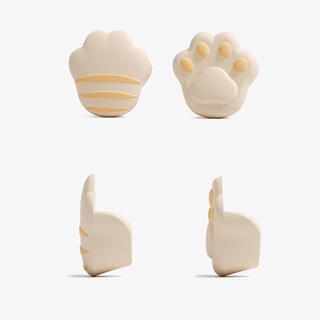 Miếng Bọc Góc Bàn Silicon Nút Dán Bịt Góc Bàn Silicone Hình Chân Mèo Cho Bé