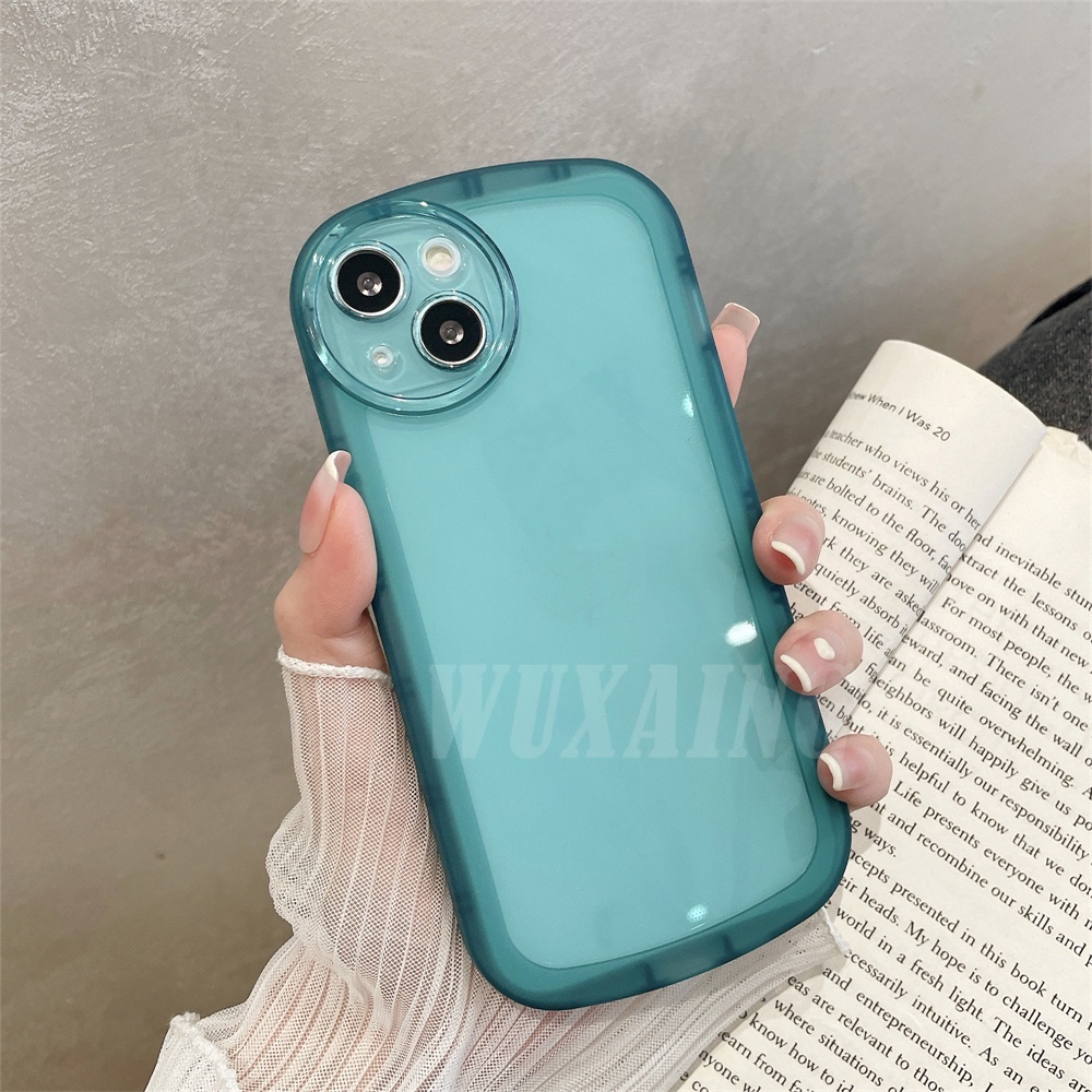 Ốp Điện Thoại Trong Suốt Hình Oval Cho Samsung A13 A23 A03 A03S A02S A52 A52S A12 A20 A30 A10 A10S A50 A50S A20S