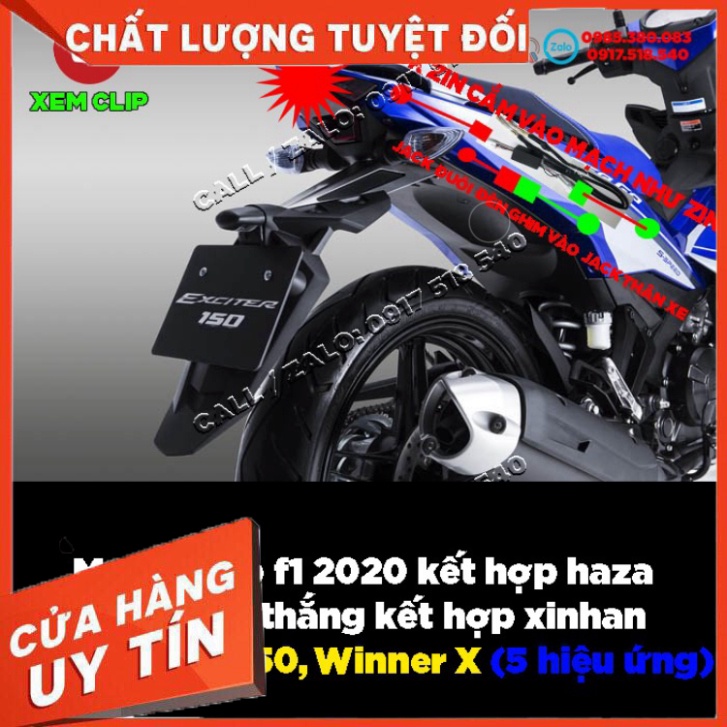 ✅ Mạch Stop f1 2020 kết hợp haza - xinhan Cho Exciter 150, Winner X  - xem clip ✅ Sản Phẩm Chuẩn Như Hình