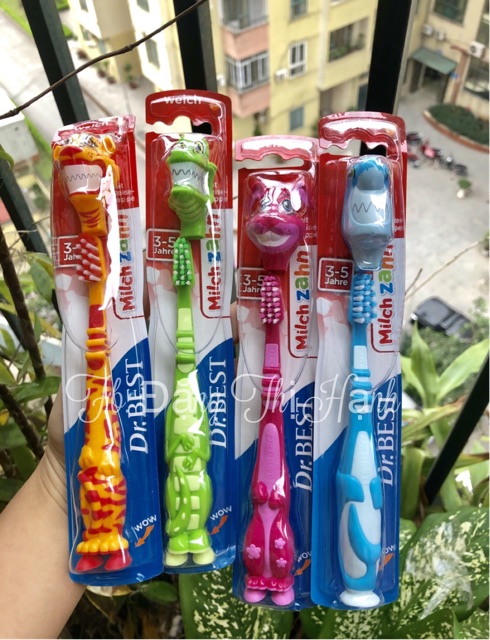 BÀN CHẢI ĐÁNH RĂNG TRẺ EM DR.BEST 3-5 JAHRE