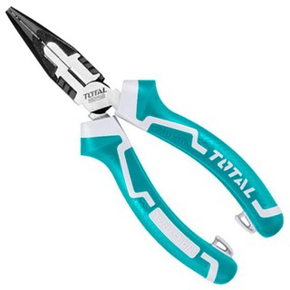 Total Kìm mũi nhọn cao cấp trợ lực thép CR-V 160mm 6inch THT220606S