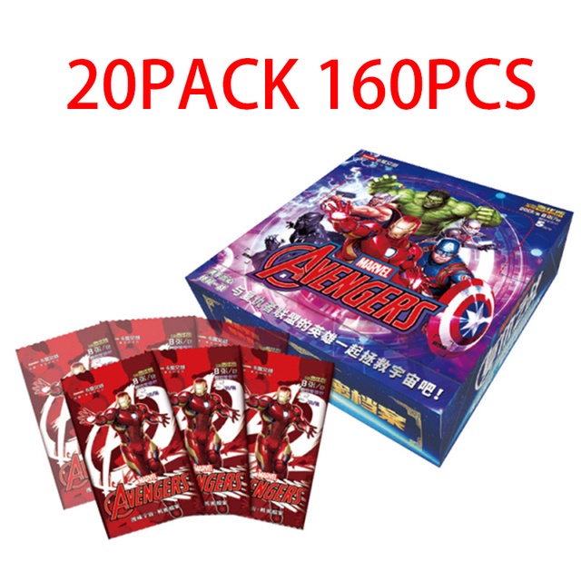 Bộ Thẻ Bài Siêu Anh Hùng Marvel Người Nhện Người Sắt SSR Flash