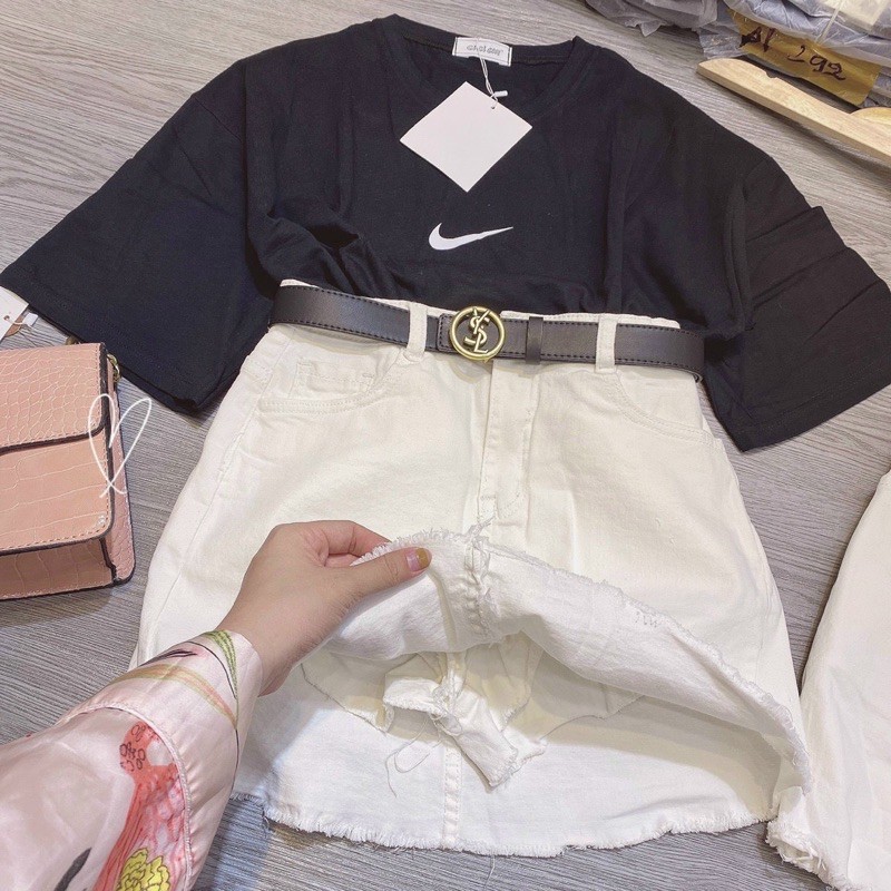 Chân váy quần jean ( cạp) lưng cao co giãn tốt ( hàng loại 1) siêu xịn đẹp ạ