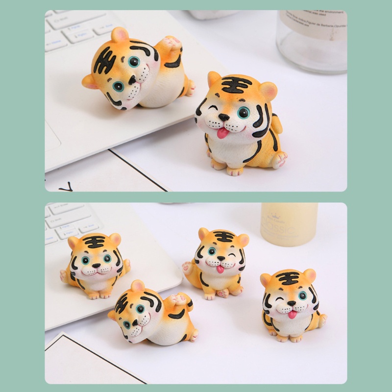 Mô hình con hổ dễ thương dùng trang trí tiểu cảnh