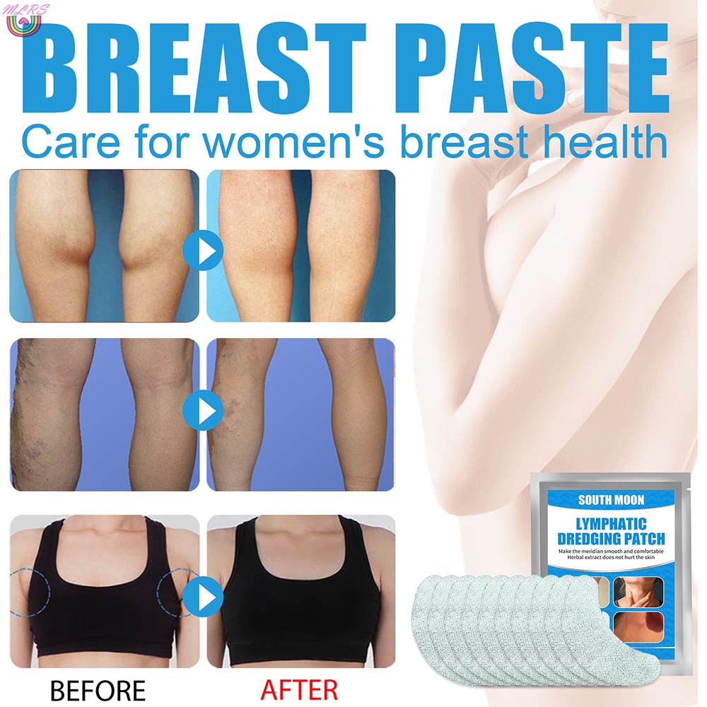 Bộ 10 Miếng Dán Thảo Dược Lymph Chăm Sóc Sức Khỏe Làm Săn Chắc Vùng Da Dưới Cánh Tay/Thắt Lưng/Ngực | BigBuy360 - bigbuy360.vn