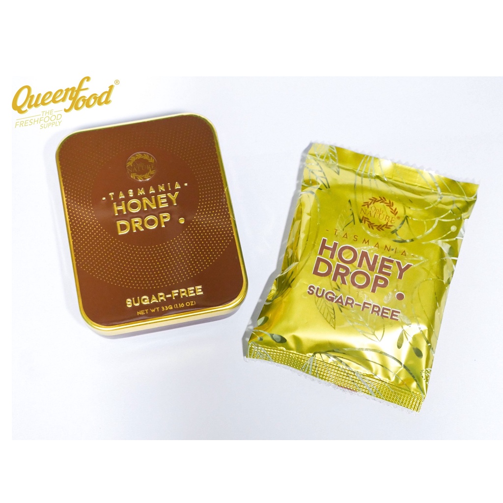 Kẹo sả nhân mật ong không đường Only Nature - Honey Drop Leatherwood Sugar Free (Block 10 hộp)