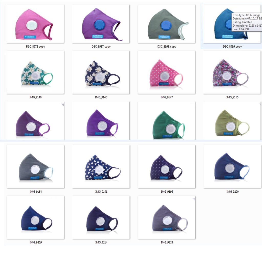 Combo 2 sản phẩm Karibon Maxair họa tiết 8 lớp bảo vệ, có than hoạt tính | BigBuy360 - bigbuy360.vn