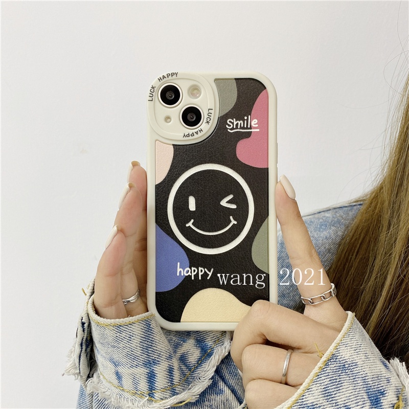 Ốp Điện Thoại Mềm Hình Mặt Cười 2022 Thời Trang Chống Rơi Cho Vivo V23 5G