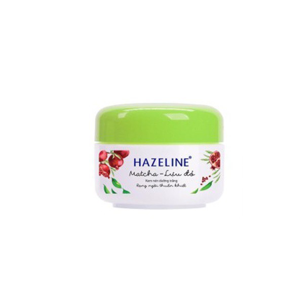 Sét 5 hũ Kem nén dưỡng trắng Hazeline Matcha Lựu đỏ 3g