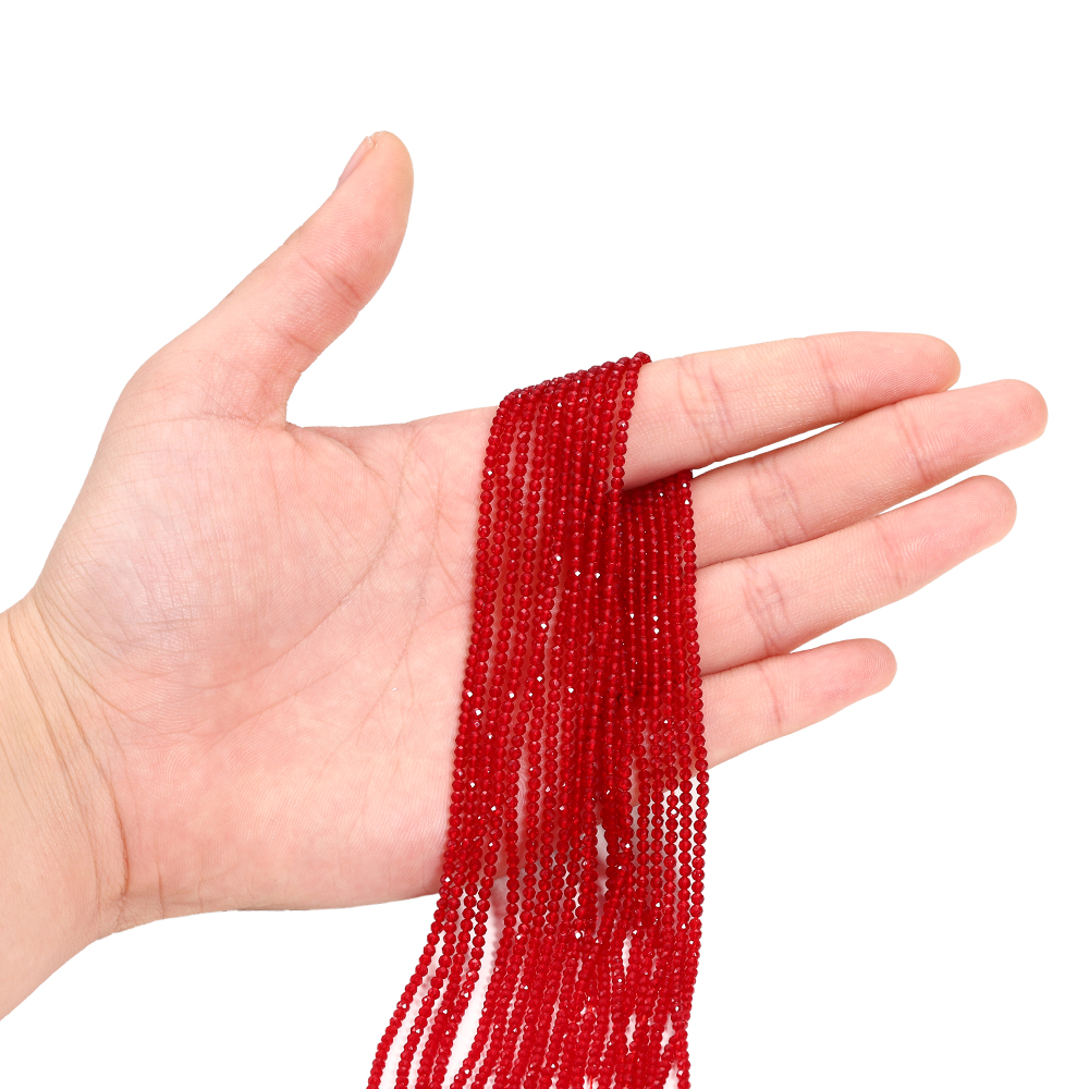 St.kunkka Dây chuỗi hạt đá 2mm*35cm dùng làm đồ trang sức thủ công chuyên dụng