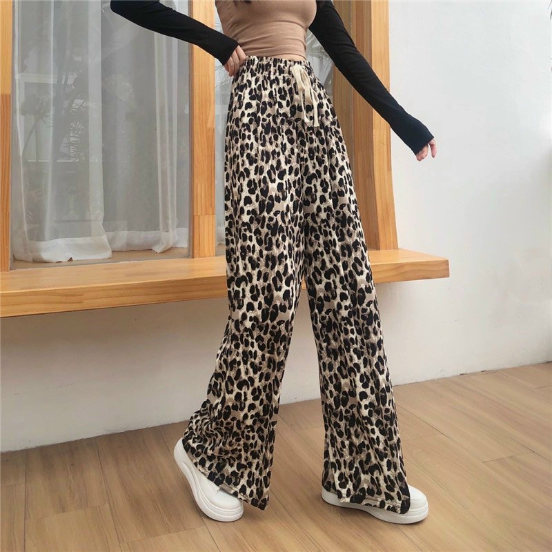 Quần Ống Rộng Lưng Cao Mẫu Siêu Tôn Dáng, Quần Suông Thun Lạnh Hàng Quảng Châu Nhiều Màu