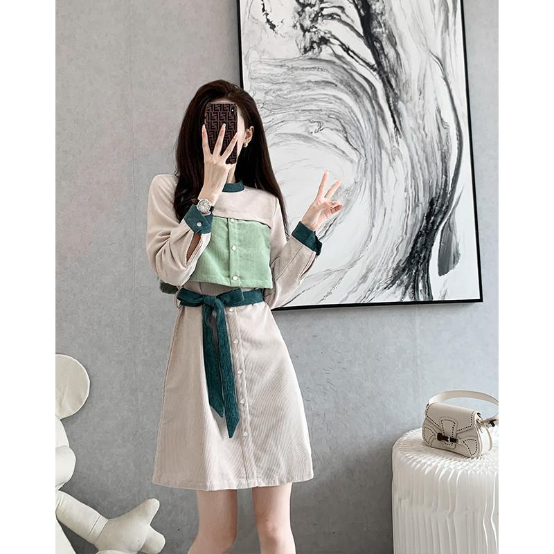 Đầm thời trang thu đông Pháp hàng mới năm 2021
