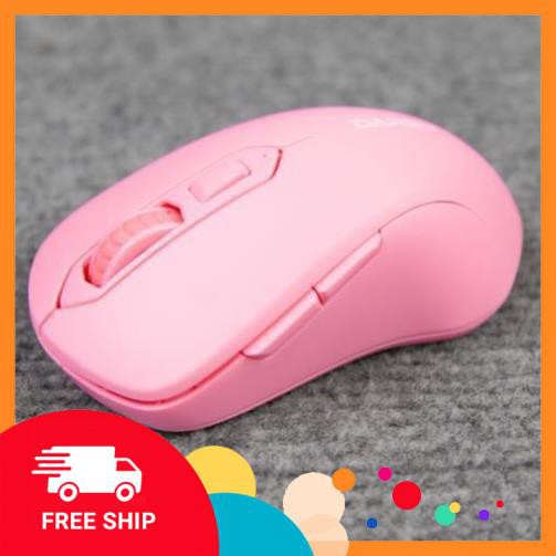 Chuột Không Dây DAREU LM115 PINK - Chuột Máy Tính Màu Hồng Dễ Thương | WebRaoVat - webraovat.net.vn