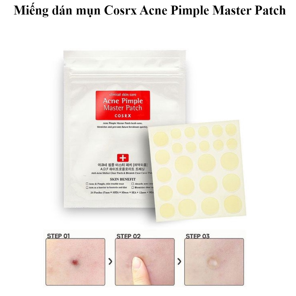 Dán Mụn COSRX Acne Pimple Master Patch 24 miếng/ gói