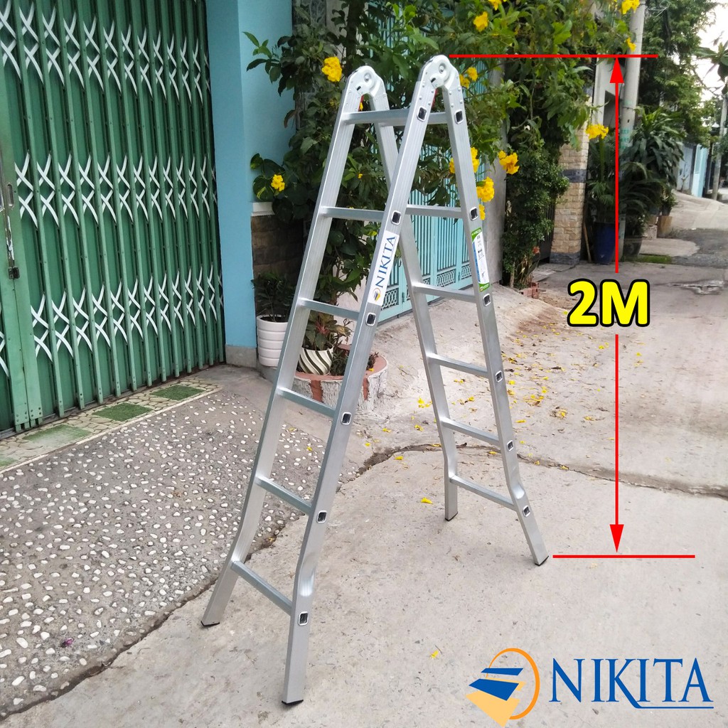 Thang nhôm chữ I 4,0m,chữ A 2,0m Nikita Nhật Bản NIK-20