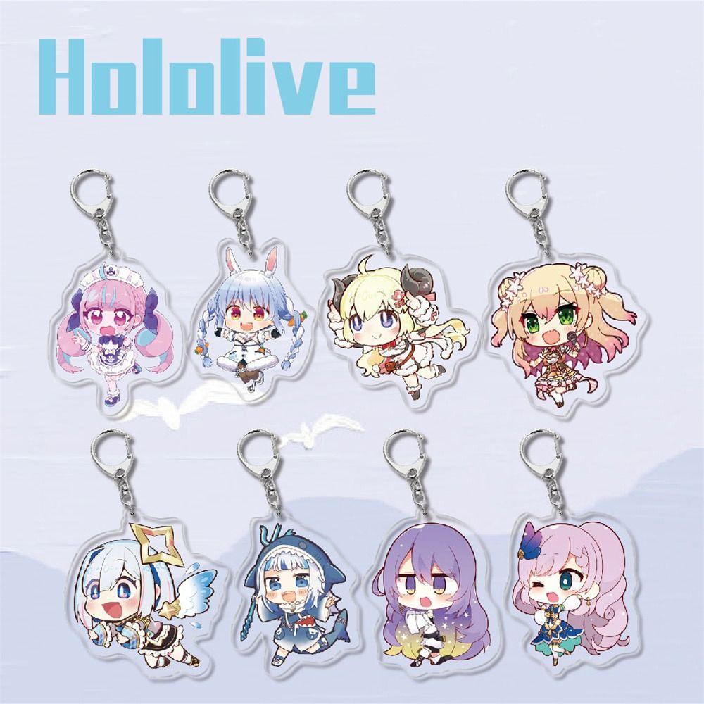 LANFY Móc Chìa Khóa Họa Tiết Hololive Đáng Yêu