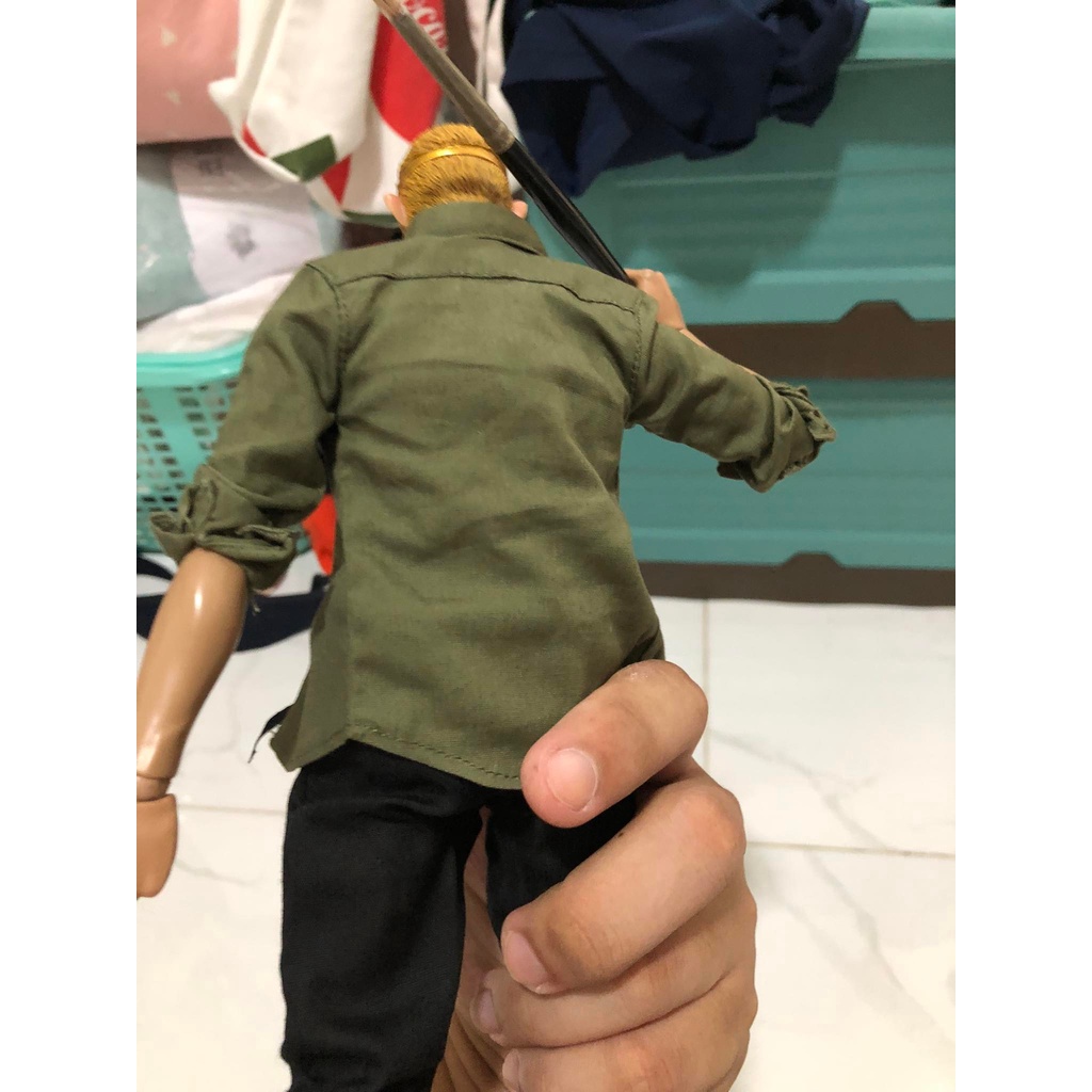 Mô hình custom áo sơ mi, giày booth 1/6 cus - Custom figure