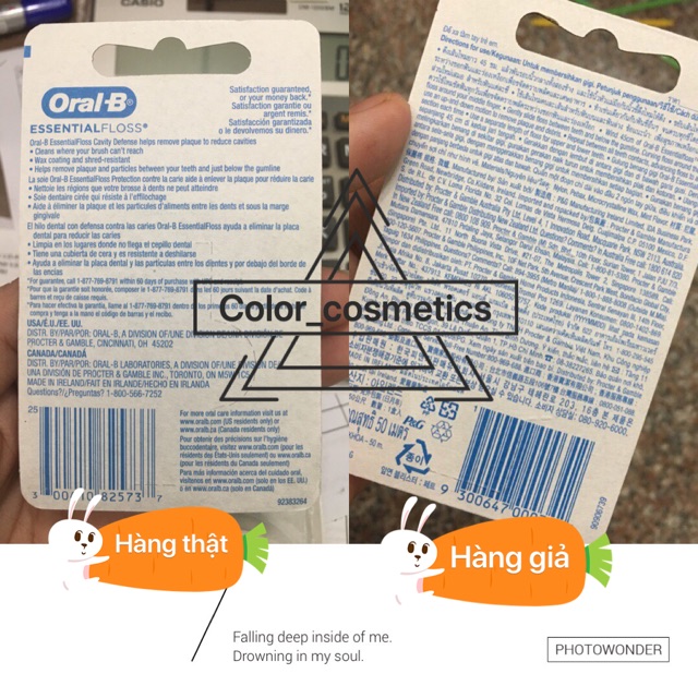 CHỈ NHA KHOA ORAL B - hàng bao chuẩn