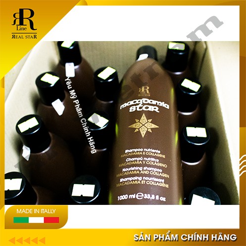 [Chính hãng] Dầu Gội MACADAMIA STAR Chăm Sóc, Phục Hồi, Tái Tạo Tóc Sau 1 Lần Gội 350ml/Chai