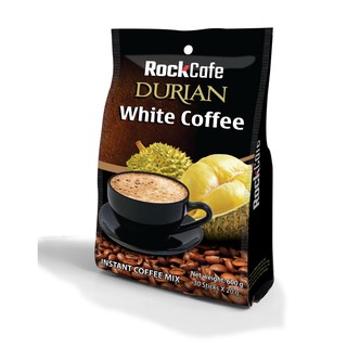 Cafe sầu riêng - ROCKCAFE - Cà phê sầu riêng Whitecoffee Túi 20gr x 30 gói
