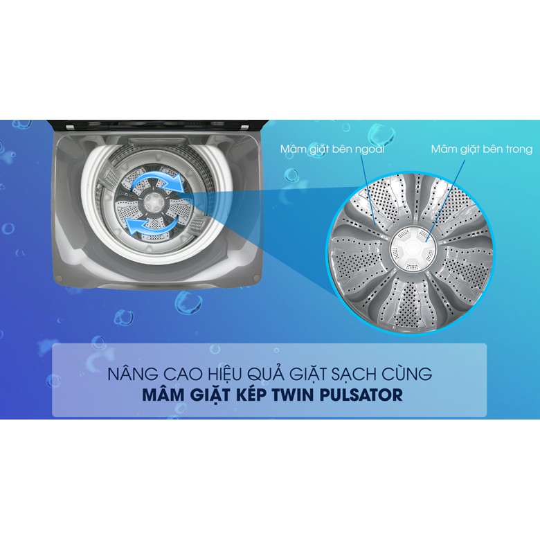 Máy giặt Aqua 10 Kg AQW-FR100ET.S (Miễn phí giao tại HCM-ngoài tỉnh liên hệ shop)