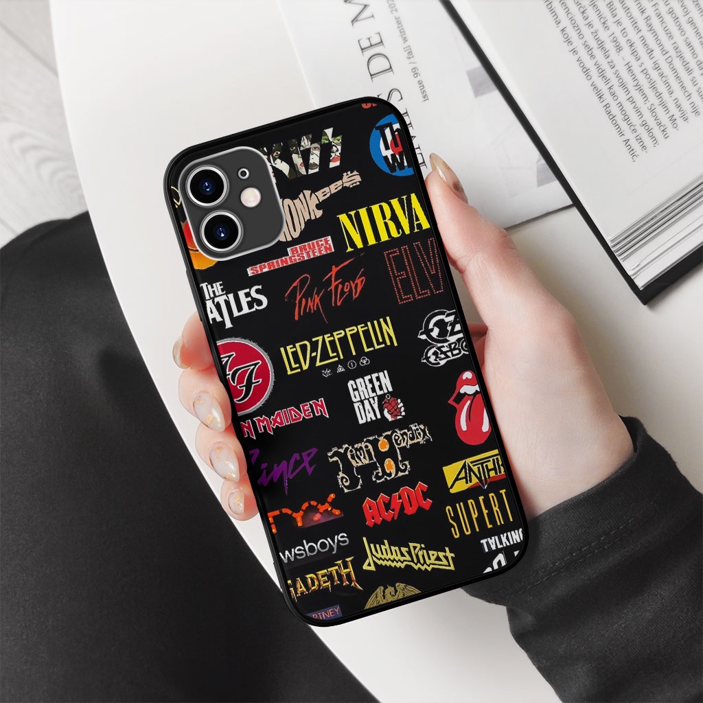 Ốp Lưng 90s band logo  logo ban nhạc rock thế giới cho Iphone 5 6 7 8 Plus 11 12 Pro Max X Xr PAP20210668