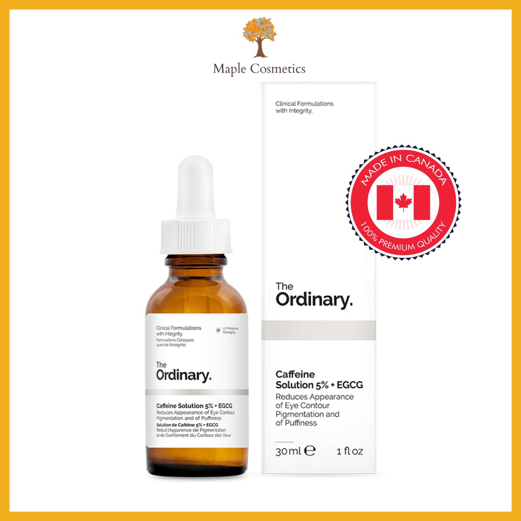 [BẢN CANADA] Tinh Chất Dưỡng Mắt Caffeine Solution 5% + EGCG - The Ordinary