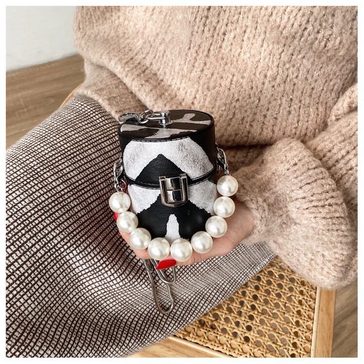 CÓ SẴN - Túi trụ mini vằn chuỗi cao cấp