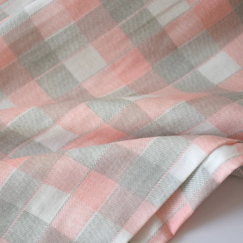 Quần ngủ pijama quần mặc nhà dáng suông kẻ caro hè thu đông Hàn Quốc ullzang