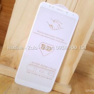 Kính cường lực Xiaomi Redmi 5 Plus (9D full tràn màn)