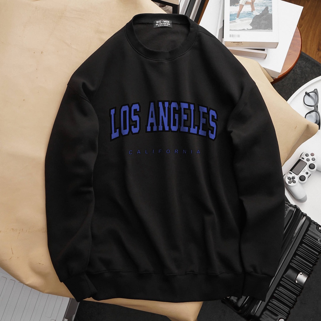 [bigsize] Áo sweater in chữ bigsize nam nữ 80-140kg