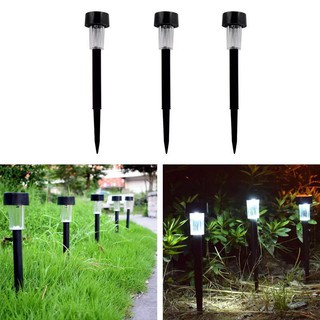 Đèn LED sân vườn bằng inox sử dụng năng lượng mặt trời