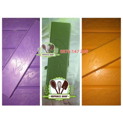 Sô cô la / Chocolate màu xanh lá/đỏ/tím/vàng/hồng/cam