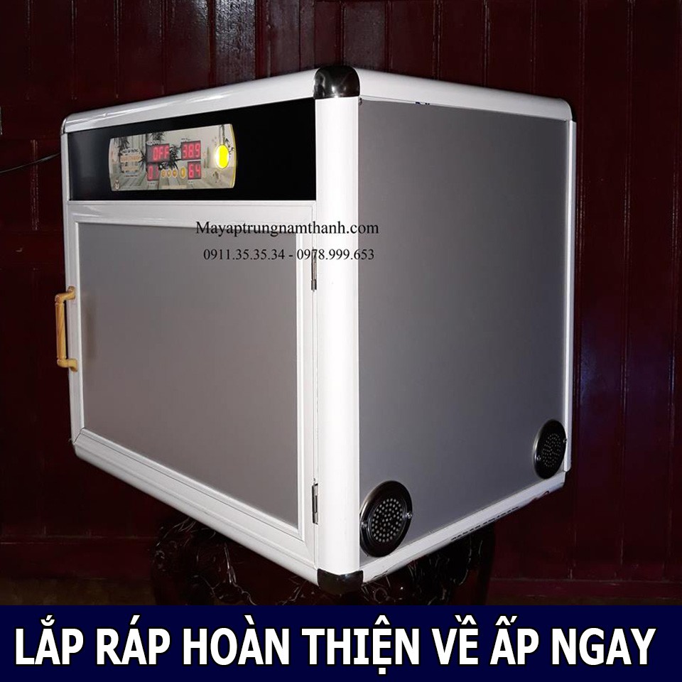 Máy ấp trứng Nam Thanh ấp tự động 100 trứng gà, vịt, chim cút, bồ câu - Nở trên 95% - Bảo hành 1 năm