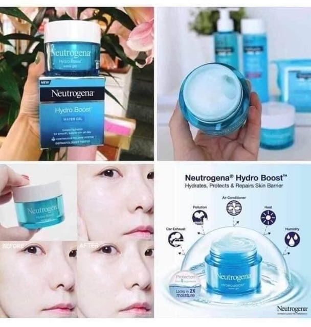 Kem dưỡng Neutrogena Hydro Boost Aqua Gel hàng Pháp 50ml