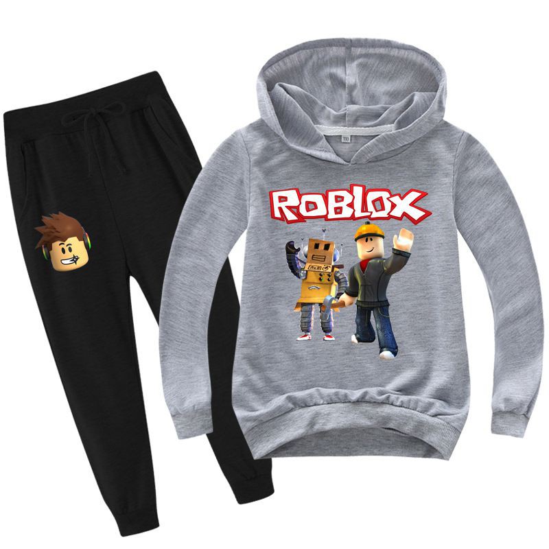 Bộ Áo Hoodie + Quần Dài Thể Thao Cho Bé Trai