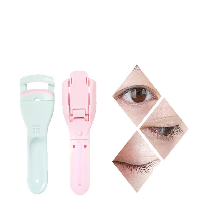 Kẹp uốn cong lông mi 3D bằng nhựa đầu vuông chuyên dụng