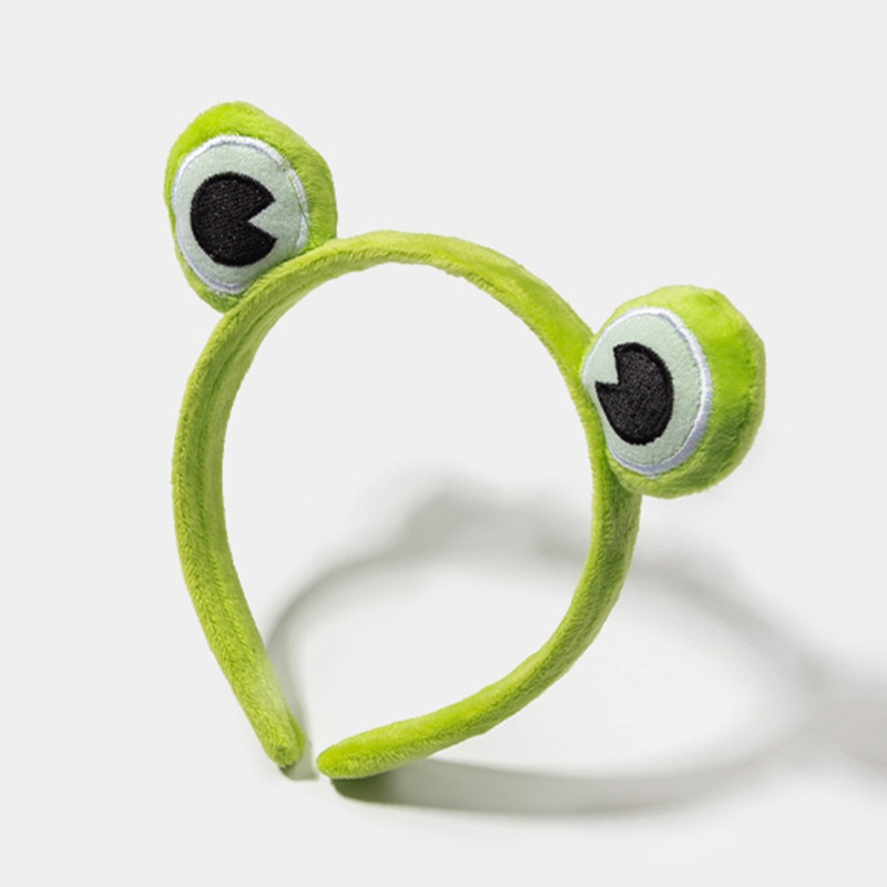 Cài tóc / băng đô hình mắt ếch vải lông mềm co giãn thích hợp rửa mặt / trang điểm / đạo cụ chụp ảnh / tiệc tùng