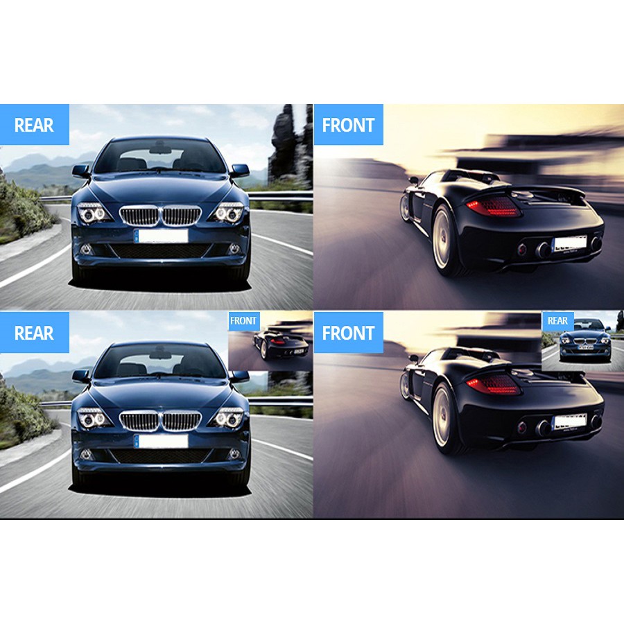 Gương Chiếu Hậu 1080P 4.3 Inch Hỗ Trợ Camera Hành Trình Cho Xe Hơi | BigBuy360 - bigbuy360.vn