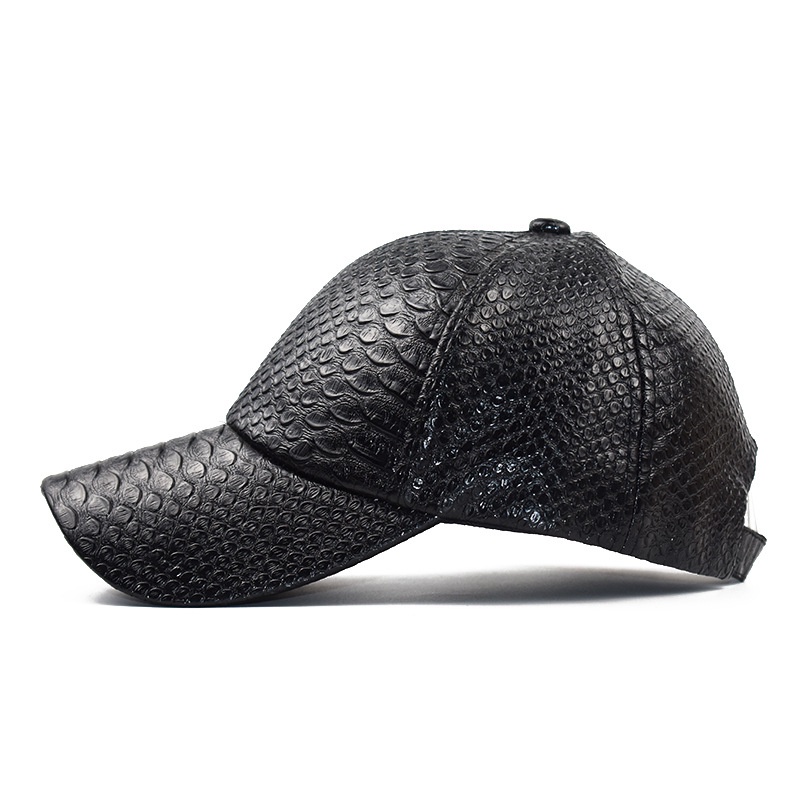 New Korean Style Pu Leather Caps