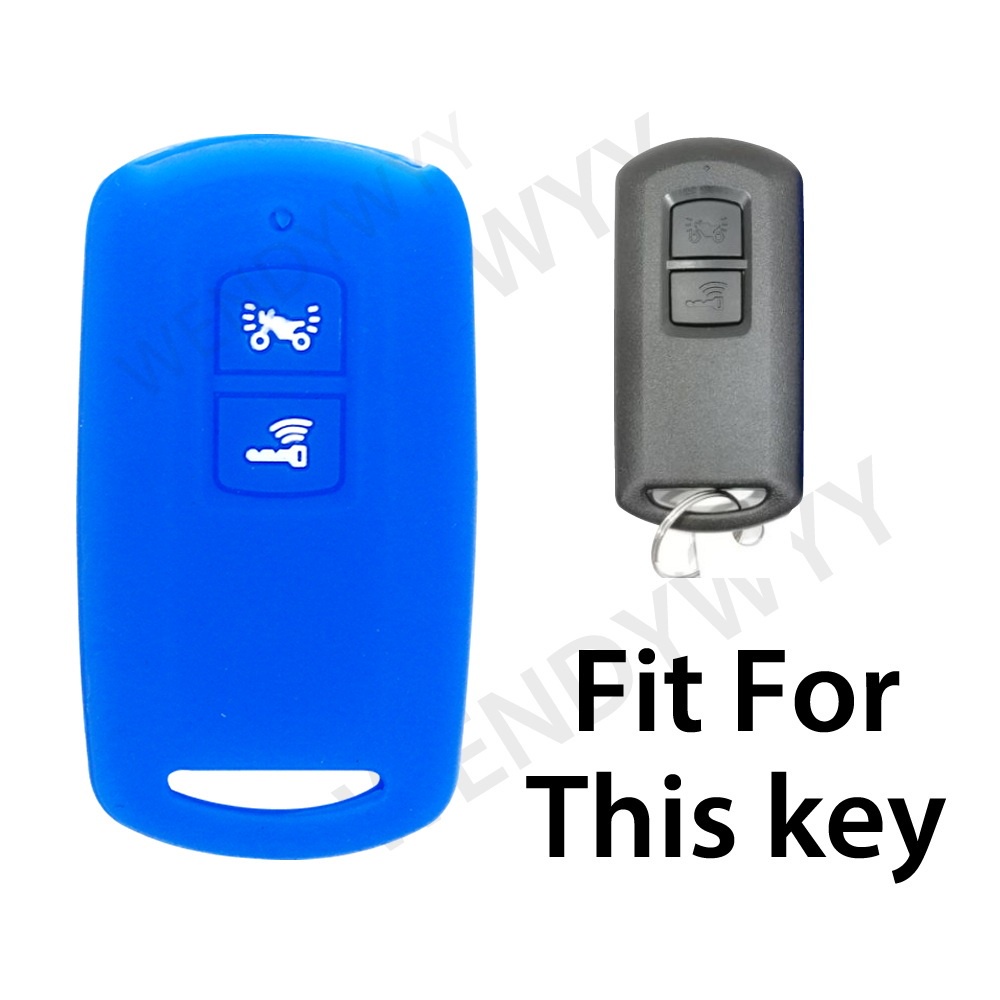 Vỏ chìa khóa silicone 2 nút cho xe máy Honda Click / Vario 150 / 150i 2018