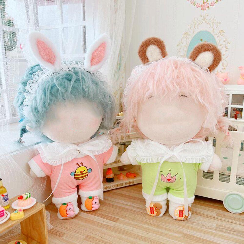 Búp Bê Nhồi Bông 20cm Mặc Quần Áo Xinh Xắn